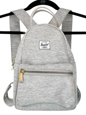 HERSCHEL NOVA SMALL BACKPACK LIGHT GREY CROSSHATCH Casual Travel